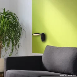 Moderne wandlamp Zenith LED zwart></noscript>Straluma