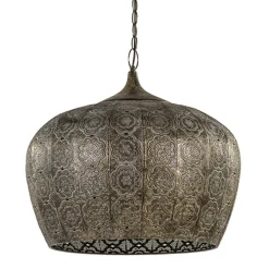 Oosterse hanglamp Emine bruin/goud metaal>Straluma Best