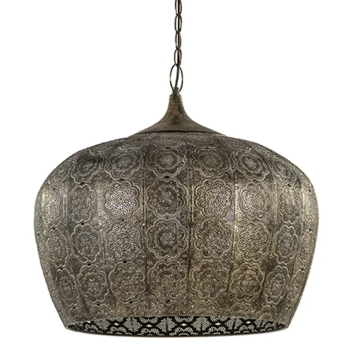 Oosterse hanglamp Emine bruin/goud metaal>Straluma Best