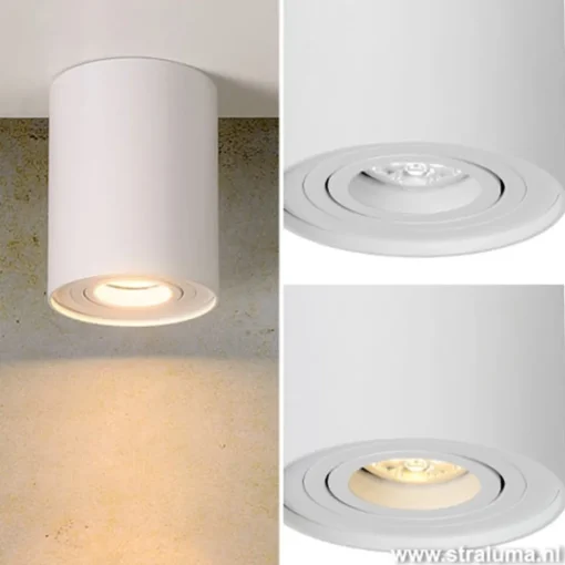 Opbouwspot tube wit gu10>Straluma Clearance