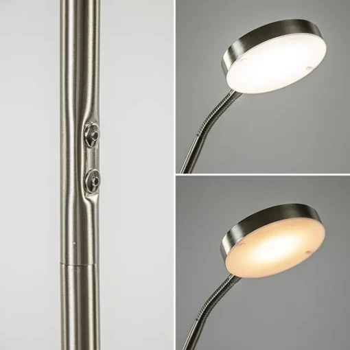Oplaadbare LED leeslamp nikkel dimbaar>Straluma Hot