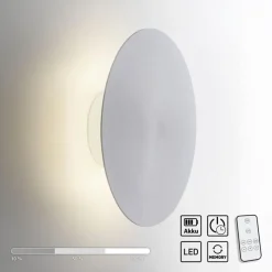 Oplaadbare LED wandlamp op accu aluminium>Straluma Sale