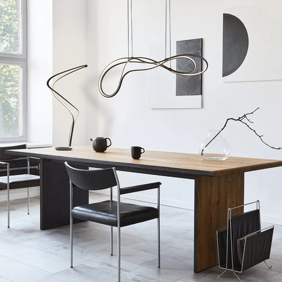 Organische LED hanglamp zwart dimbaar>Straluma Discount