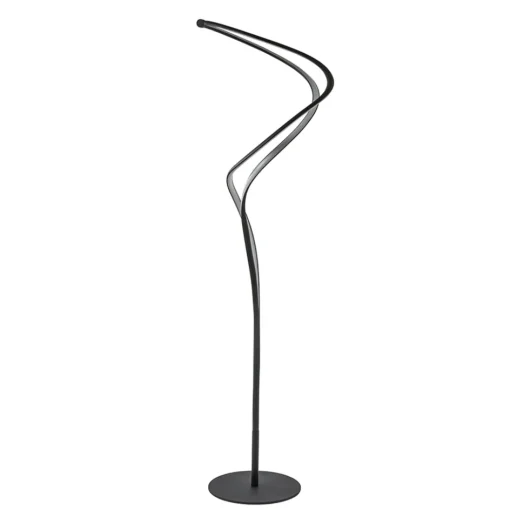 Organische vloerlamp zwart met dimbaar LED>Straluma Discount