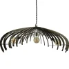 Ovale design hanglamp metaal platinum>Straluma Best