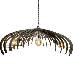Ovale design hanglamp metaal platinum>Straluma Best