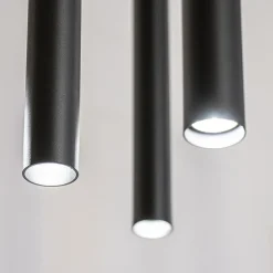 Ovale 8-lichts hanglamp tubes zwart metaal><noscript><img width=