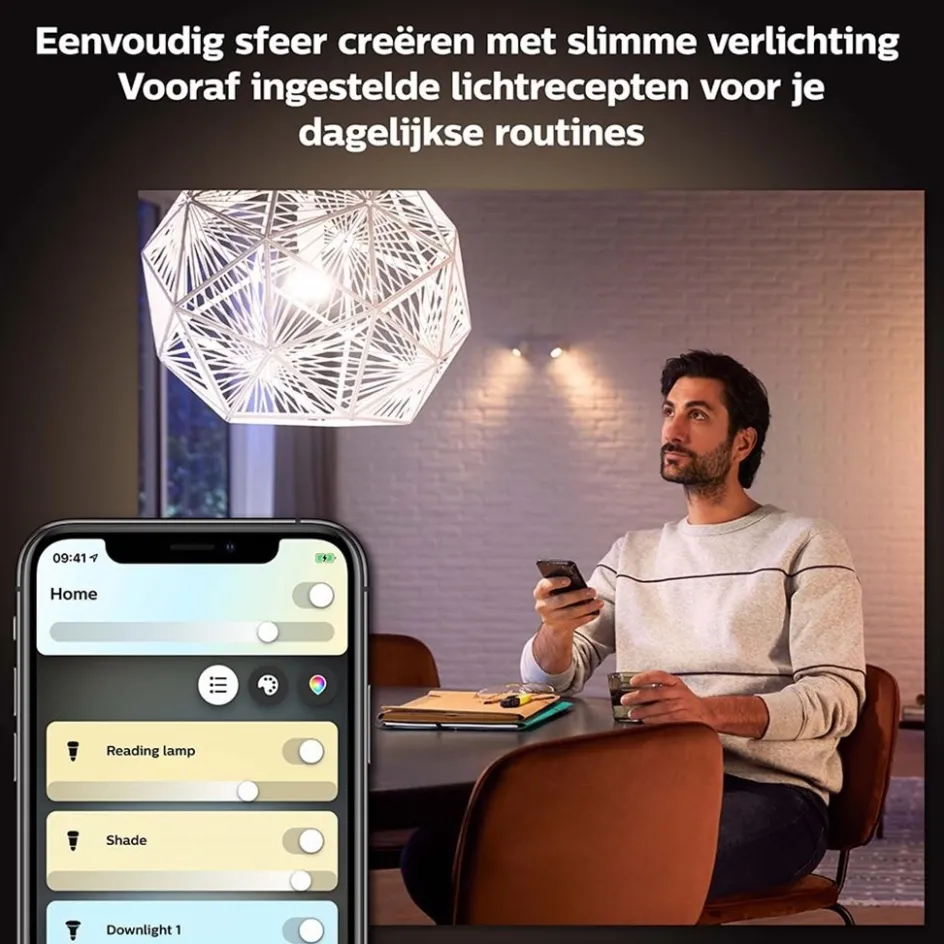 Philips Hue e27 a60 mat 2-pack white ambiance>Straluma Outlet