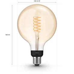 Philips Hue 7w e27 globe gold 125mm 2100k>Straluma Sale