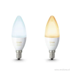 Philips Hue 4w e14 kaars 2-pack white ambiance>Straluma Online