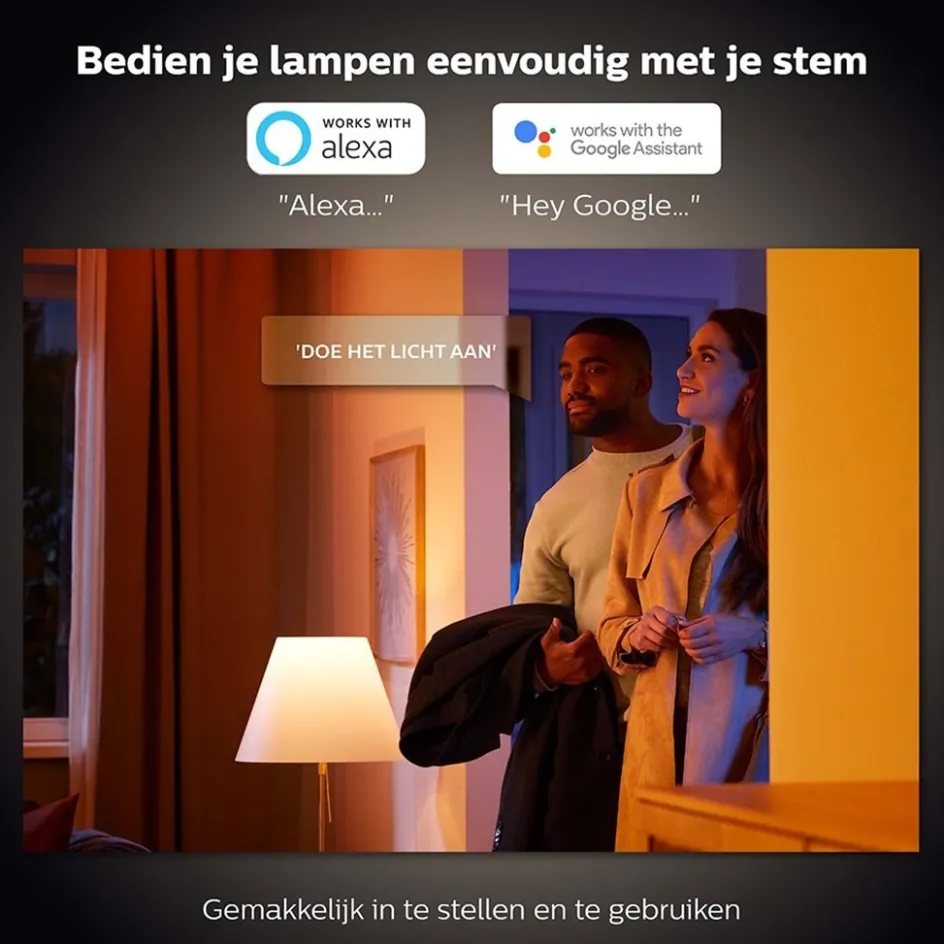 Philips Hue 5.2w gu10 2-pack 2700k BT>Straluma Sale