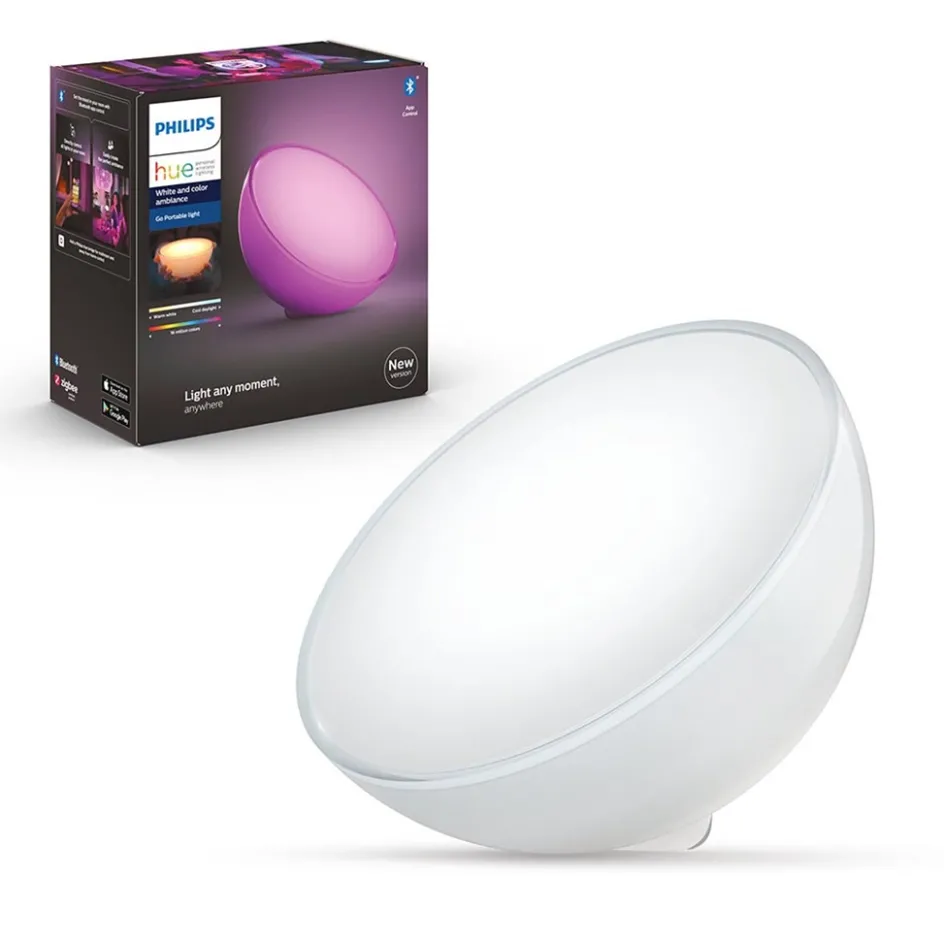 Philips Hue white and color ambiance go portable light met Bluetooth>Straluma