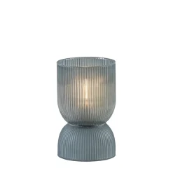 Phoebe kleine light and living tafellamp blauw-grijs op batterijen>Straluma New