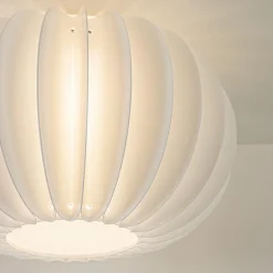 Plafondlamp Arena 40cm zwart/kap wit></noscript>Straluma Discount
