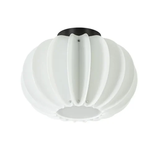 Plafondlamp Arena 30cm zwart/kap wit>Straluma Best