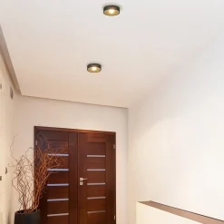 Plafondlamp Bright 15 zwart/matgoud></noscript>Straluma Outlet