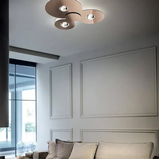 Plafondlamp Bugia Triple glossy bronze>Straluma Discount