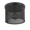 Plafondlamp cilinder gaas zwart 30cm>Straluma Discount