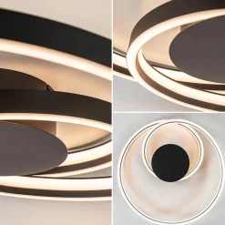 Plafondlamp Cinque-Ciola zwart dim-to-warm></noscript>Straluma Discount