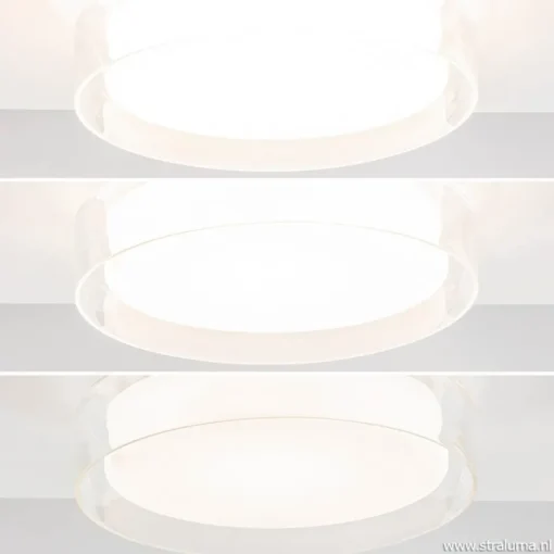 Plafondlamp Clear helder IP44 3-step dim>Straluma Best