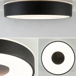 Plafondlamp Coin 38 zwart + remote CCT></noscript>Straluma Outlet