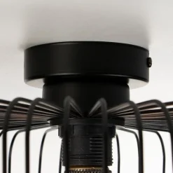 Plafondlamp draad cilinder zwart 28cm></noscript>Straluma