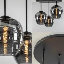 Plafondlamp Fantasy Apple 3L zwart/smoke><noscript><img width=