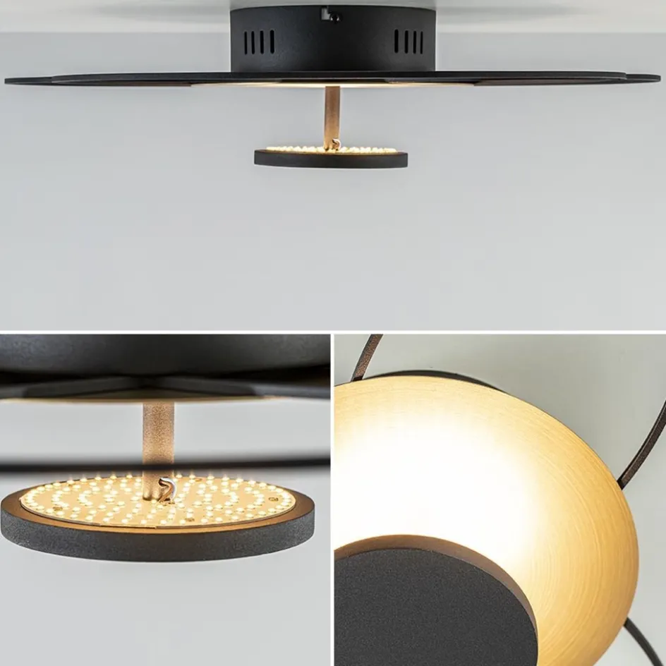 Plafondlamp Fiore zwart/goud 3-step dim>Straluma Sale
