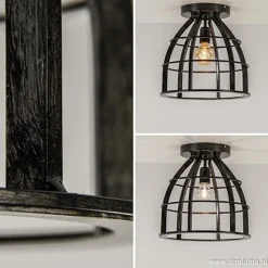 Plafondlamp frame zwart industrieel></noscript>Straluma Clearance