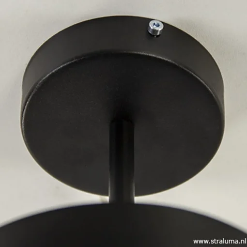 Plafondlamp Frez zwart metaal>Straluma Hot