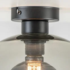 Plafondlamp globe smoke glas 30cm></noscript>Straluma Discount