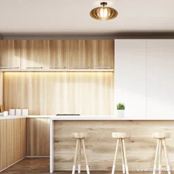 Plafondlamp hout lamellen klein><noscript><img width=