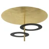 Plafondlamp Hula Hoop gold leaf/black>Straluma Hot