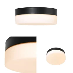 Plafondlamp Ikaro zwart 18cm 3-step dim><noscript><img width=