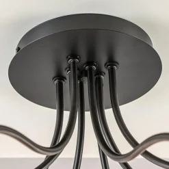 Plafondlamp Kraken klein 8-armen zwart></noscript>Straluma Outlet
