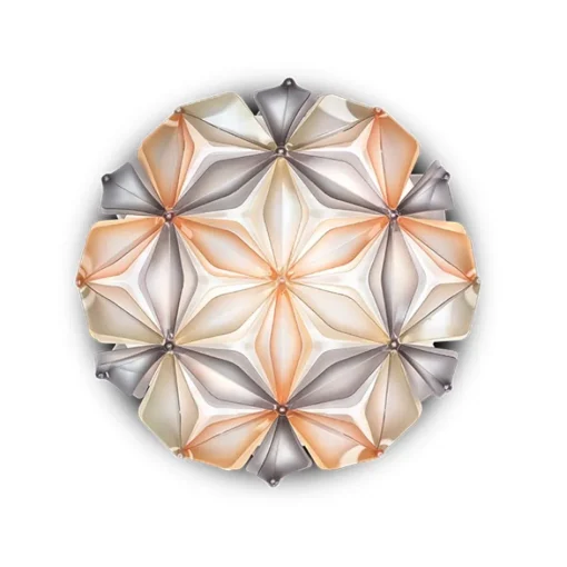 Plafondlamp LA Vie amber 50cm>Straluma Discount