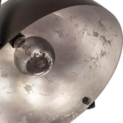 Plafondlamp Larino gunmetal/silverleaf 40 cm></noscript>Straluma Hot