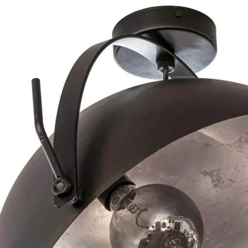 Plafondlamp Larino gunmetal/silverleaf 40 cm>Straluma Hot