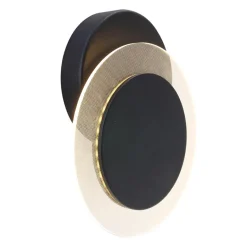 Plafondlamp Lido zwart 17cm indirect></noscript>Straluma Online
