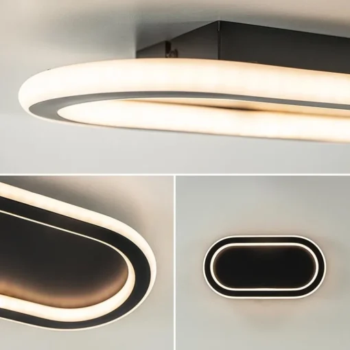Plafondlamp Lois 30 zwart 3-switch dim.>Straluma Hot