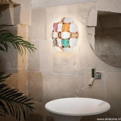 Plafondlamp Mida multicolor 32cm></noscript>Straluma Online