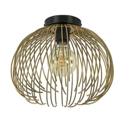 Plafondlamp Nest matgoud/zwart>Straluma Hot