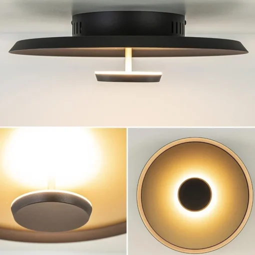 Plafondlamp Oro 35cm zwart/matgoud>Straluma Sale