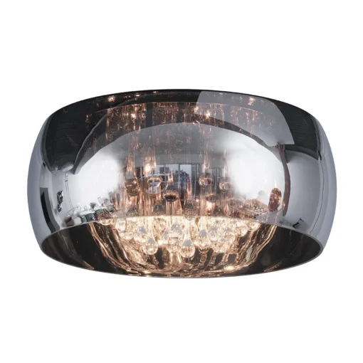Plafondlamp Pearl Raindrops smokey glas>Straluma Outlet