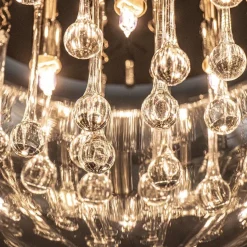 Plafondlamp Pearl Raindrops smokey glas></noscript>Straluma Outlet