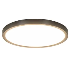 Plafondlamp Piatto 30 zwart + bew.sensor>Straluma Sale