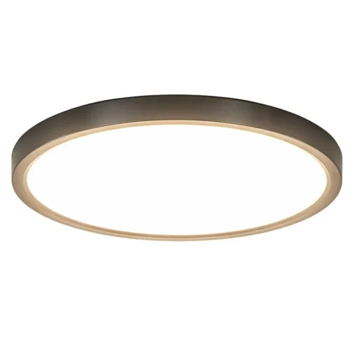 Plafondlamp Piatto 30 zwart + bew.sensor>Straluma Sale