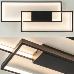 Plafondlamp Piazza 2L zwart 3-step dim></noscript>Straluma Online