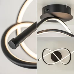 Plafondlamp Plaza zwart 3-switchdim><noscript><img width=