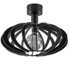Plafondlamp Plywood zwart hout>Straluma Outlet